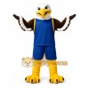 Eagle Blue Jersey Mascot Costume Eagle Blue Jersey Mascot Costume