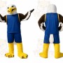 Eagle Blue Jersey Mascot Costume
