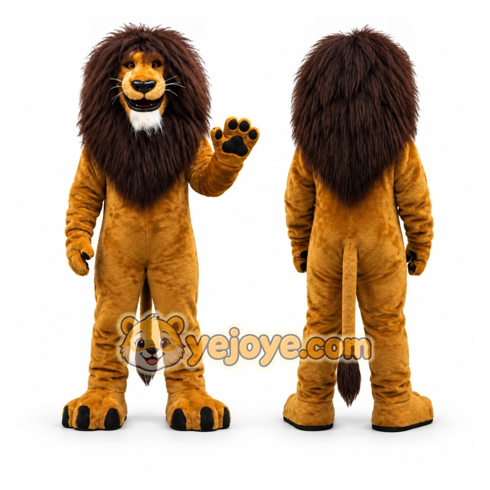 Brown Lion Mascot Costume Brown Lion Mascot Costume