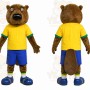 Yellow Shirt Beaver Mascot Costume