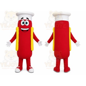 Hot Dog Character Mascot Costume