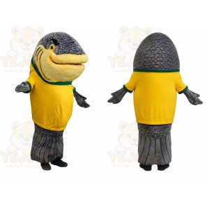 Yellow Fish Mascot Costume