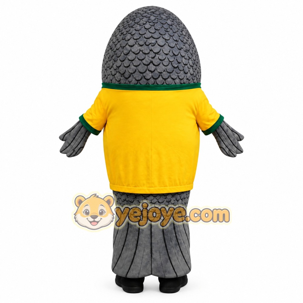 Yellow Fish Mascot Costume Yellow Fish Mascot Costume