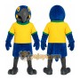 Blue Bird Yellow Shirt Mascot Costume