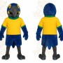 Blue Bird Yellow Shirt Mascot Costume