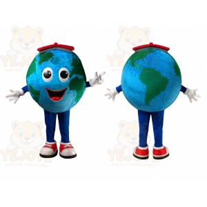 Earth Globe Mascot Costume