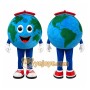 Earth Globe Mascot Costume