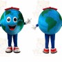 Earth Globe Mascot Costume