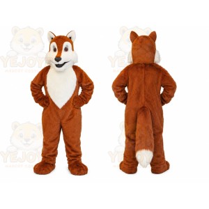 Orange Fox Mascot Costume