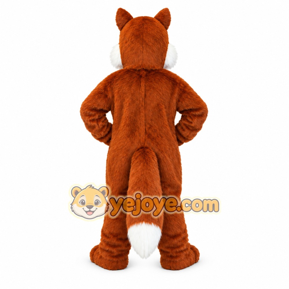 Orange Fox Mascot Costume Orange Fox Mascot Costume