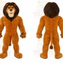Brown Lion Mascot Costume