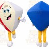 Blue Diamond Mascot Costume