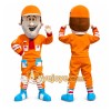 Orange Sports Driver Mascot Costume Orange Sports Driver Mascot Costume