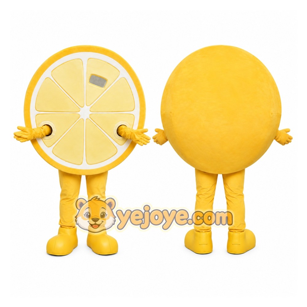 Lemon Slice Mascot Costume Lemon Slice Mascot Costume