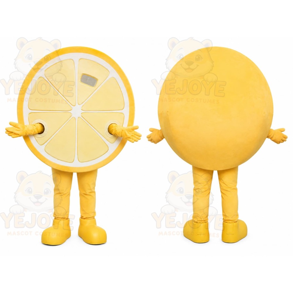 Lemon Slice Mascot Costume