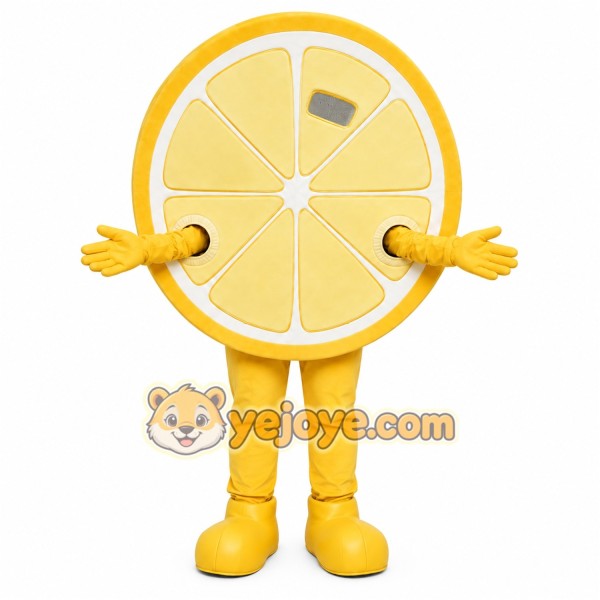 Lemon Slice Mascot Costume Lemon Slice Mascot Costume