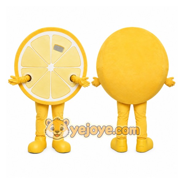 Lemon Slice Mascot Costume