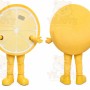Lemon Slice Mascot Costume