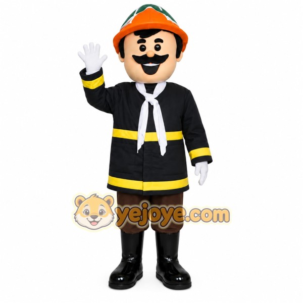 Firefighter Character Mascot Costume