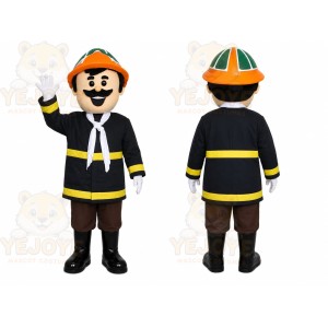 Firefighter Character Mascot Costume