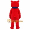 Red Bear Scarf Mascot Costume Red Bear Scarf Mascot Costume
