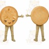 Round Cookie Mascot Costume