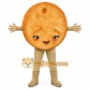Round Cookie Mascot Costume Round Cookie Mascot Costume