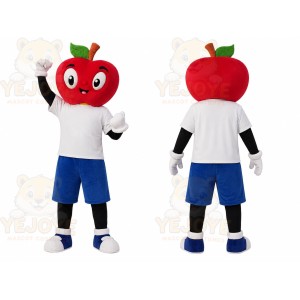 Apple Head Boy Mascot Costume