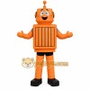 Orange Robot Mascot Costume