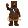 Brown Bear Scarf Mascot Costume Brown Bear Scarf Mascot Costume
