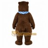 Brown Bear Scarf Mascot Costume Brown Bear Scarf Mascot Costume