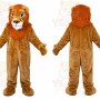 Orange Lion Mascot Costume