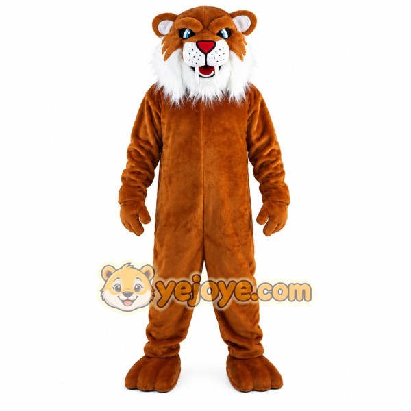 Brown Wildcat Mascot Costume