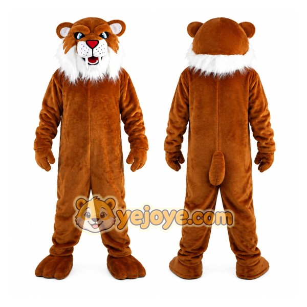 Brown Wildcat Mascot Costume