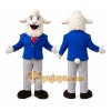 White Goat Mascot Costume White Goat Mascot Costume