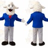 White Goat Mascot Costume