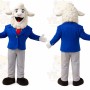 White Goat Mascot Costume