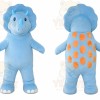 Blue Dinosaur Mascot Costume