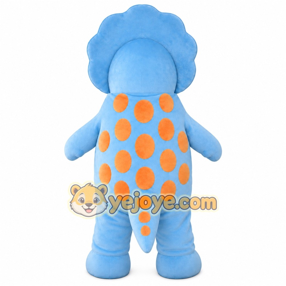 Blue Dinosaur Mascot Costume Blue Dinosaur Mascot Costume