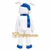 White Rabbit Scarf Mascot Costume