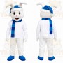 White Rabbit Scarf Mascot Costume