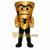 Gold Tornado Mascot Costume