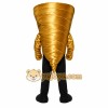 Gold Tornado Mascot Costume