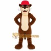 Brown Otter Mascot Costume Brown Otter Mascot Costume