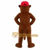 Brown Otter Mascot Costume Brown Otter Mascot Costume