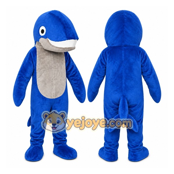 Blue Whale Mascot Costume