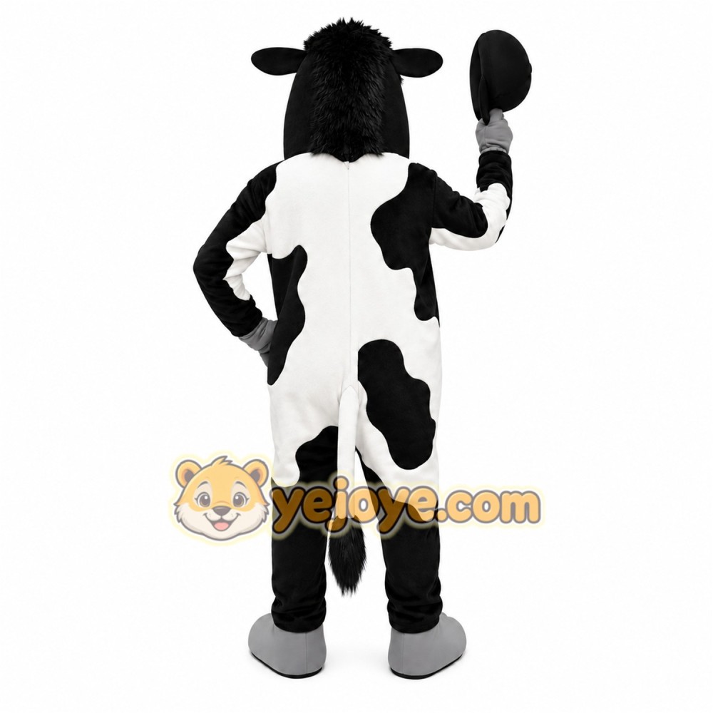 Dairy Cow Mascot Costume Dairy Cow Mascot Costume
