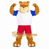 White Shirt Bulldog Mascot Costume White Shirt Bulldog Mascot Costume