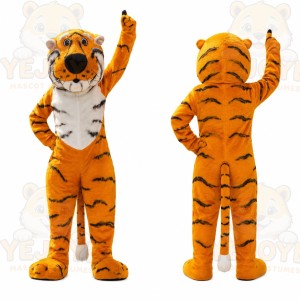 Orange Tiger Mascot Costume