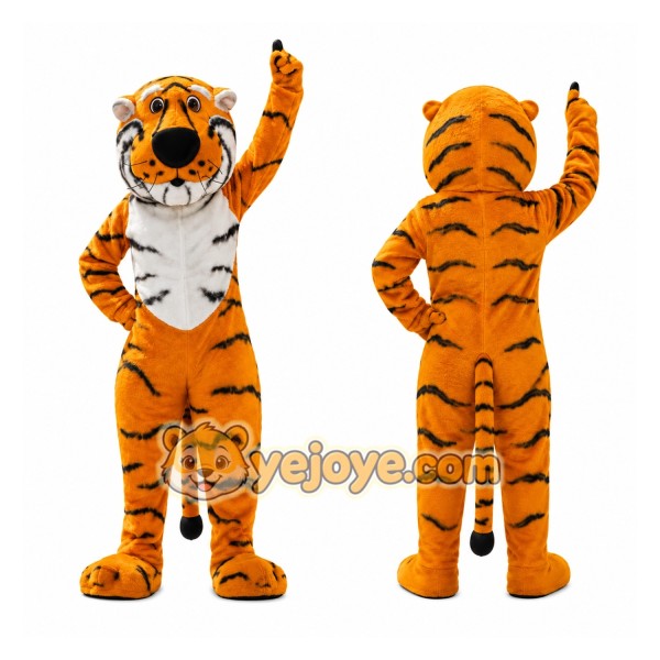 Orange Tiger Mascot Costume